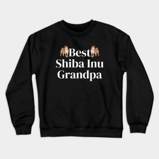 Shiba Inu Grandpa Crewneck Sweatshirt